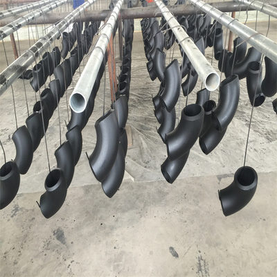 Αγκώνας ASME B16.11 2mm 90 χάλυβα άνθρακα ASTM A105 45 βαθμός μακροχρόνια κάμψη ακτίνας