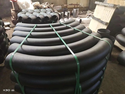 ASTM A53 άνθρακα χάλυβα άκρης συγκόλλησης ανατίναξη άμμου αγκώνων DN150 SCH 30 σφυρηλατημένη